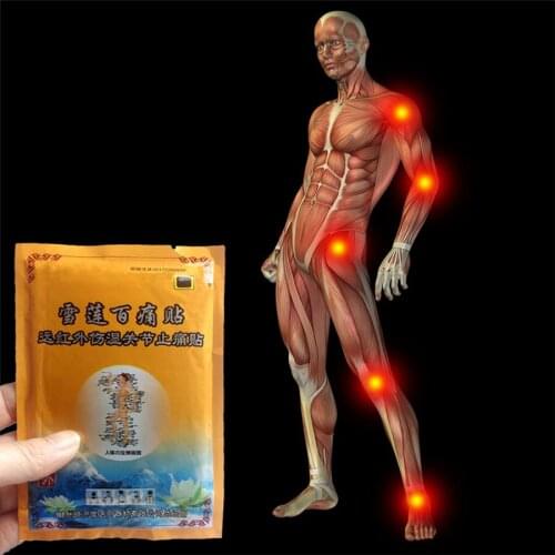 8Pcs Snowlotus Analgesic Plaster For Joints Rheumatoid Arthritis Plaster Medical Patches Muscle Treatment Neck/Shoulde Pain Reli