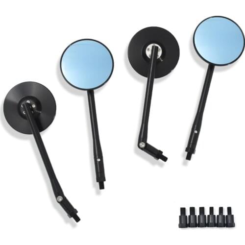 Cubs Promise Stick King Retro Motorcycle Modified Universal CNC Adjustable Rearview Mirror Reflector High Quality