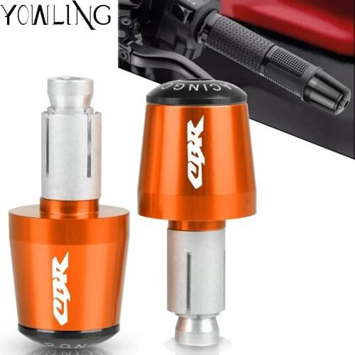 For Honda CBR250F CBR250R CBR300R CBR500R CBR600F CBR650F CBR600RR CBR1000RR 22MM Handlebar Grips Handle Bar Cap End Plugs