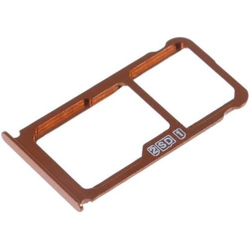 For Nokia 7 Plus Copper/Purple/Orange Color Dual SIM And MicrSD Memory Card Tray Holder