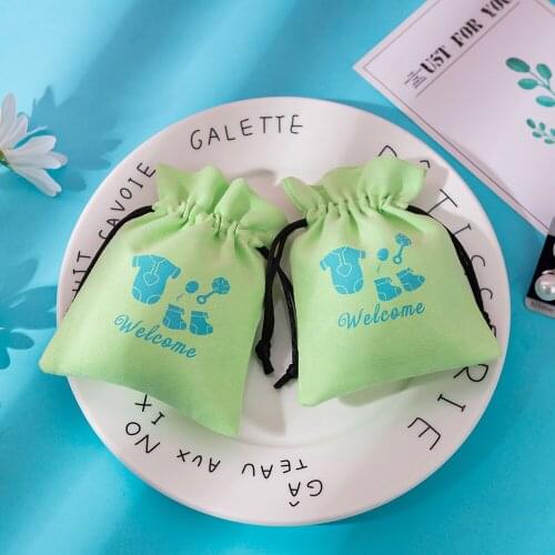 Jewelry Packaging Flannel Velvet Gift Drawstring Pouches Wedding Party Decoration Suede Storage Bags Home Travel Organizer