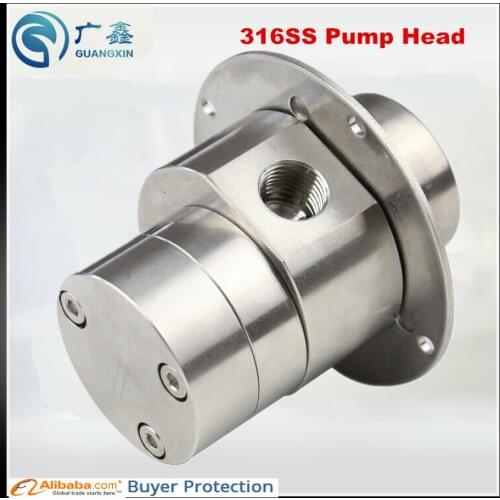 Freeshipping Stainless steel gear pump head, micro water pump head, MG300XK magnetic gear pump head