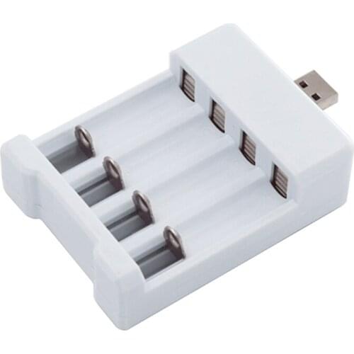 Intelligent USB Four Slots Quick Battery Charger for AA AAA Batteries Great Performance