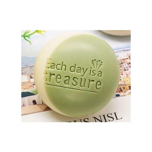 Each day is a treasure handmade soap standard Mini soap diy stamp seal chapter