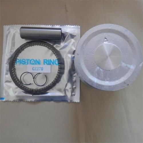 77MM PISTON KIT FITS HONDA GX270 4 STROKE PETROL MOTOR CYLINDER HEAD KOLBEN W/ RING SET PIN CIRCLIP ASSEMBLY # 13101-ZH9-000