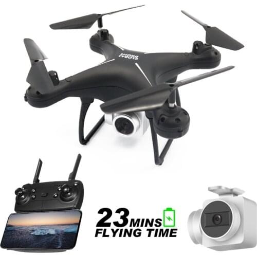 1080P HD Camera Flight 23 Minut Anti-fall Durable With LED Lights WiFi FPV Quadcopter RC Helicopter Gravity Induction RC Drones