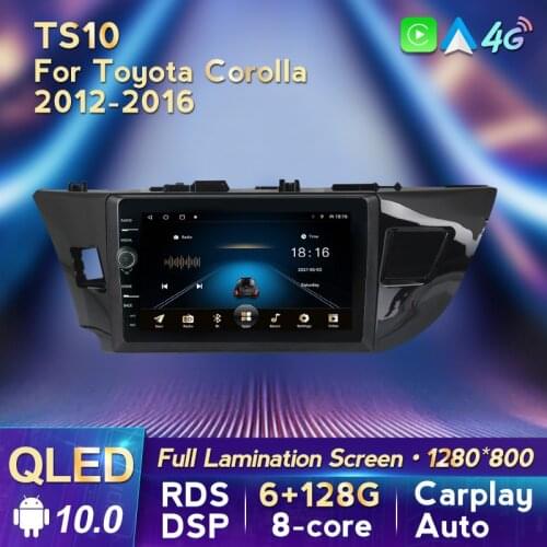 MLOVELIN DSP RADIO RDS For Toyota Corolla Ralink 2014-2016 4G Net Wifi Car Radio Multimedia Video Player GPS Navigation