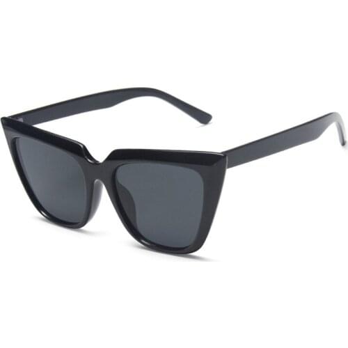 Fashion Cat Eye Sunglasses Women Gafas Cateye Eyewear Retro Oversized Frame Sun Glasses Female Lens Eyeglasses Oculos