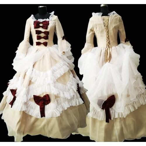 2020 New Vintage costumes 18th Duchess Retro medieval Renaissance Reenactment Theatre Civil war Victorian dress D-607