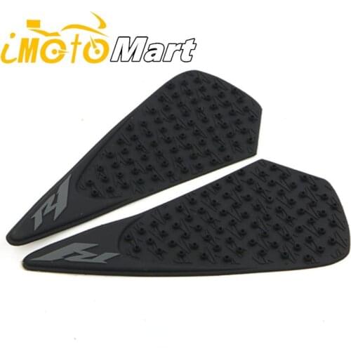 Motorcycle Anti Slip Tank Pads Side Gas Knee Grip Traction Pads Protector Sticker Decals For Yamaha YZFR1 YZF-R1 YZF R1 04 05 06