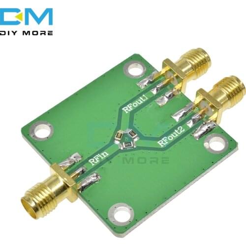 DC-5G RF Microwave Resistor Power Distributor Module Microwave Power Splitter Radio Frequency Divider 1 split 2 SMA-K 50 ohms