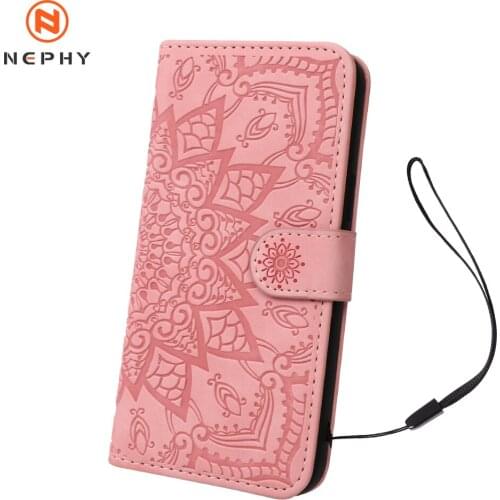 Luxury Leather Flip Case For iPhone 12 11 Pro X XR XS 8 7 5 6 6s Plus Mobile Phone Cover 3D flower Wallet Full Shell Strap Stand