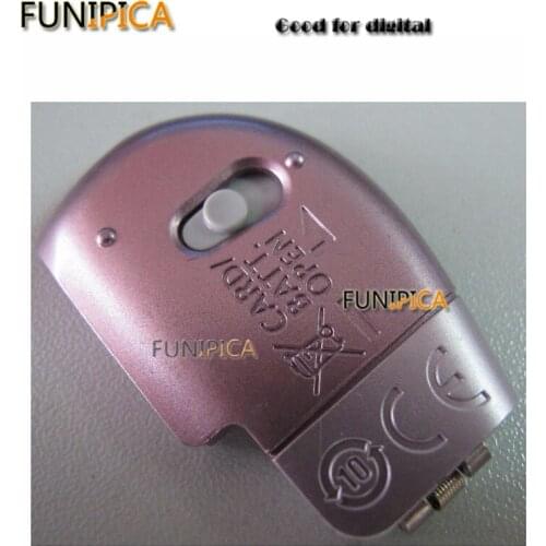 Pink A1100 battery cover For Canon A1100 door cover 90%new Have scratches working camera repair part free shipping