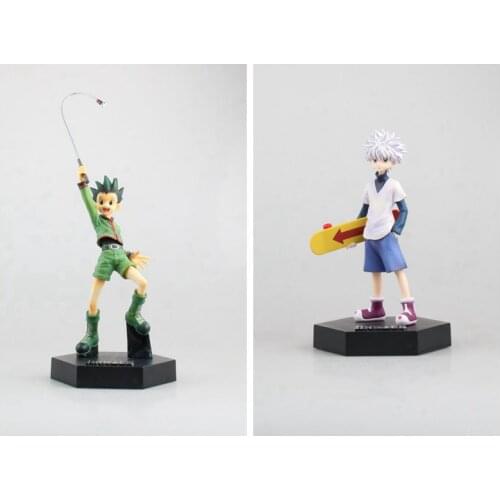 19-20.5CM Japanese classic anime figure HunterX Hunter GON FREECSS & Killua Zoldyck action figure collectible model toys