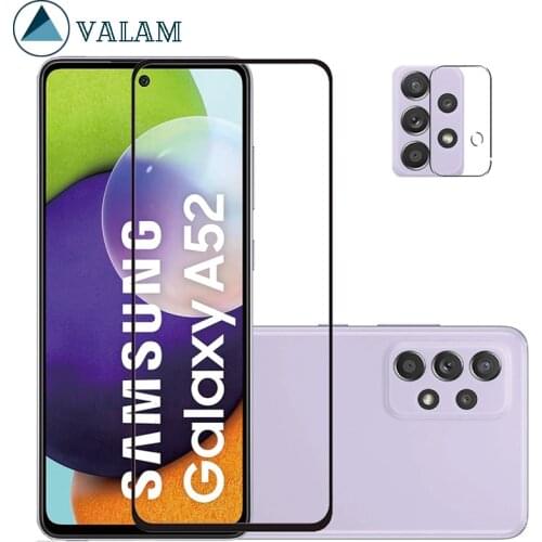 4 in 1 For Samsung Galaxy A52 A72 Glass Screen Protector Tempered Glass For Samsung A72 A52 A51 A71 Camera Len Glass Cover