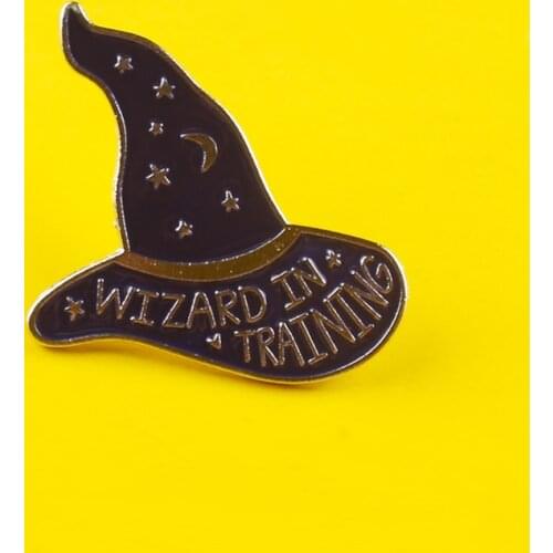 Stars Moon Hat Przypinki Lapel Pin Jeans Jacket Magical Things Metal Badges For Clothing Pins On Anime Backpack Icon Brooches