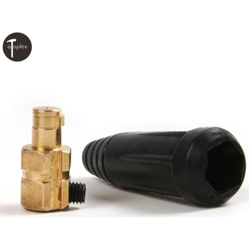 1PC Welding Soldering Dinze Plug Male Fitting Quick Connectors Welder For DKJ35~50 Welder Welding Tool