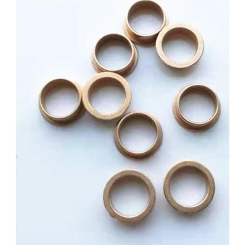 10PCS Flange Copper-based Oil Bearing Inner Diameter 12mm Rib Bearing Step Bearing DIY Accessories