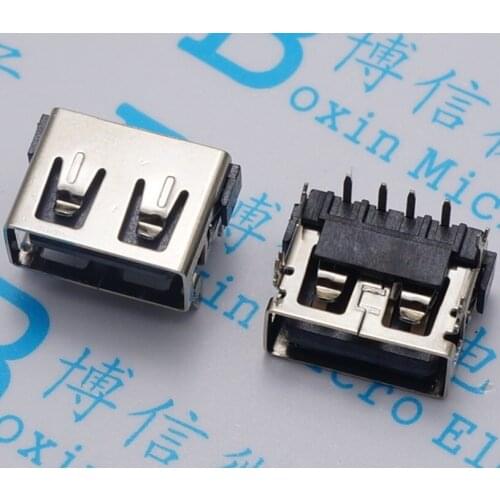 200pcs 10.0 A short body pin flat type short body female high 6.8 short body no curling length 10mm