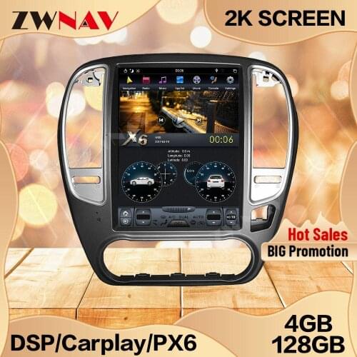 4+128G Tesla Carplay Screen For 2005 2006 2007 2008 2009 2010 2011 2012 Nissan Sylphy Android Multimedia GPS Audio Radio Stereo