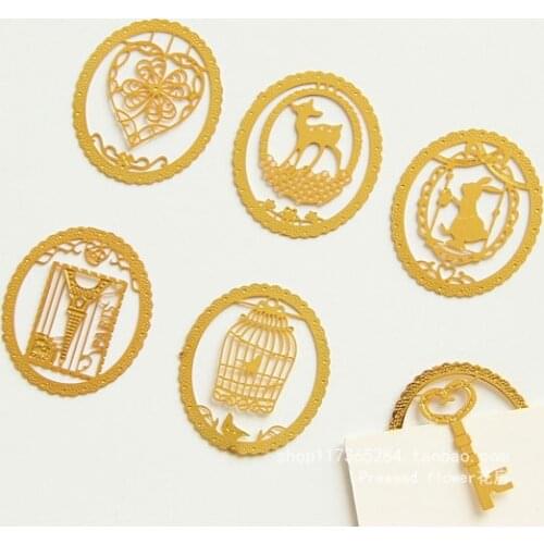 5 pcs/lot Hollow deer rabbit cat metal material epoxy mold makeing jewelry filling for DIY jewelry Accessories