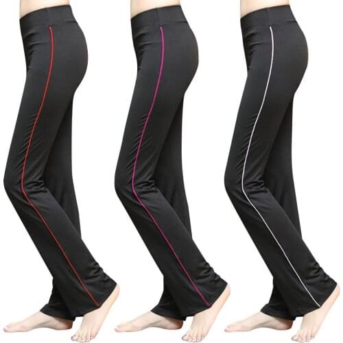 Wide Leg Yoga Pants Women Fitness Straight Slim Absorbent Sweat Breathable Yoga Trousers Gym Jogging Athletic Female Clothing
