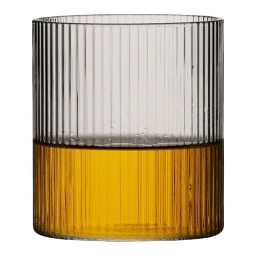 Tea Infuser Cup, Clear Glass Coffee & Tea Mug With Lid and Infuser Use for Home & Office,Blooming & Loose Leaf Teacup,Straight