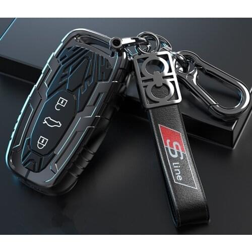 Key Cover Fob Case Shell For Audi A1 A3 A4 A5 A6 A7 A8 Quattro Q3 Q5 Q7 2013 2009 2010 2011 2014 2012 2015 Accessories