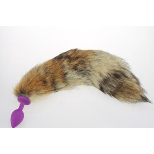 Dingye New Funny Adult Sex toys Fox Tail Butt Plug Sexy Romance Sex Products for Couples