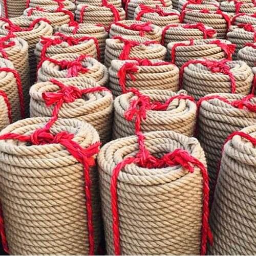 1-14mm High Quality Natural Hemp Rope DIY Handmade Craft Home Decoration Cords Retro Jute Twine for Gift Packing Bags Tag Supply
