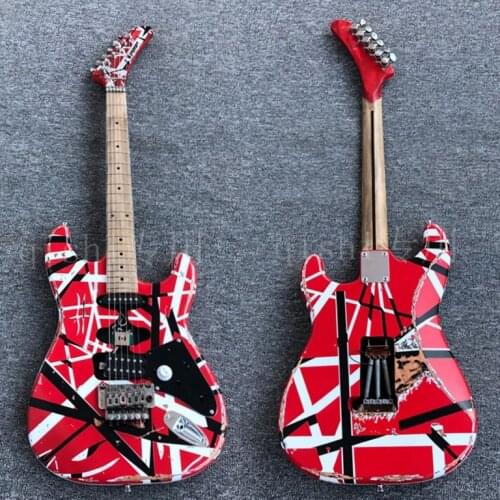 Eddie Van Halen TRIBUTE New style vintage Frankenstrat Quality Musical Instruments.free shipping