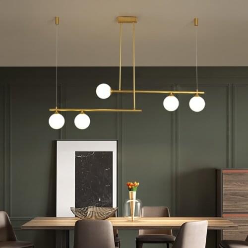 European Restaurant Chandelier Shop Bar Chandelier Postmodern Light Luxury Net Red Household All Copper Material Crane Led Lamp