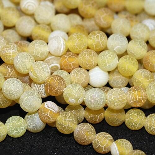 Hot sale yellow round natural weathering agat carnelian stone onyx loose beads charms women jewelry 4,6,8,10,12mm 15inch B1601