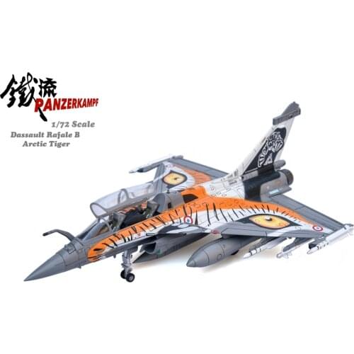 Hot Sell 14615PC 1/72 Diecast Plane Dassault Rafale B Arctic Tiger Double sit Air Force Aircraft Model Airplane Toys Collection