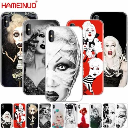 HAMEINUO RuPauls Drag Race Fashion cell phone Cover case for iphone X 8 7 6 4 4s 5 5s SE 5c 6s plus