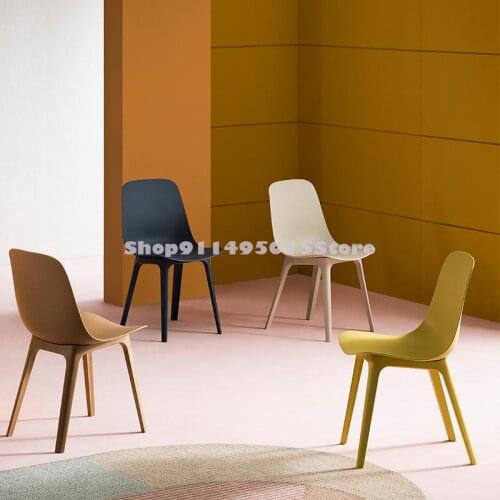 Fashion Modern Minimalist Dining Room Desk Chair Home Back Chair Computer Stool Adult Creative Dining Chair
