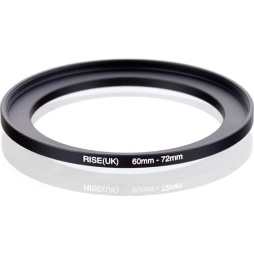 Original RISE(UK) 60mm-72mm 60-72mm 60 to 72 Step Up Ring Filter Adapter black