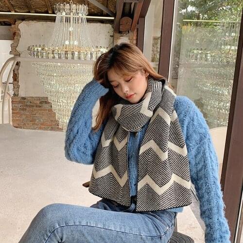 Autumn winter comfortable fashion new arrival temperamental high quality vintage elegant striped cute casual long scarf