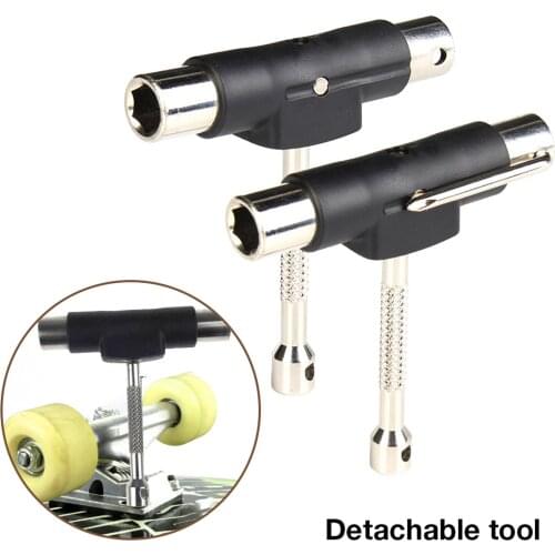 Semi-automatic Skateboard Tools T Type Skate Scooter Skateboard Tools Kick Scooter Mini L Wrench Set Assemble Adjusting Tool Kit