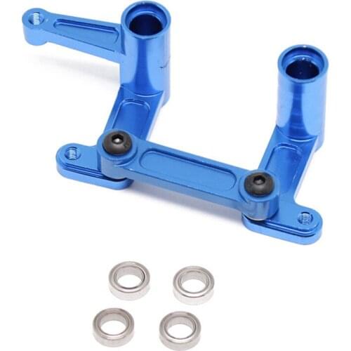 1set Aluminum Alloy Steering Bellcrank for 1/10 Traxxas Slash 2WD / Rustler VXL / Bandit Replace Part 3743