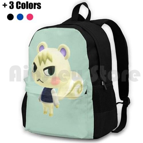 Marshal Outdoor Hiking Backpack Waterproof Camping Travel Animal Animal Animal New Leaf Animal New Horizons Marshal Beau Goldie