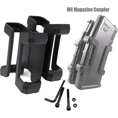 Tactical Rifle Double Magazine Quick Loader For M4 Magazine Coupler Rifle Double Magazine Coupler Parallel Connector Magazine
