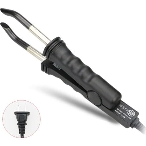 Hair Extensions Iron Fusion Heat Connector Wand Adjustable Temperature Melting Tool C1FF