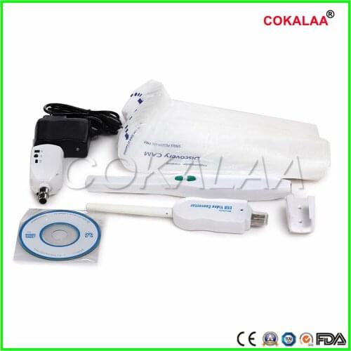 High quality 6 LED 1/4 HD CMOS Best Cam with receiver Dental Intra oral intraoral Wireless CAMERA with Software