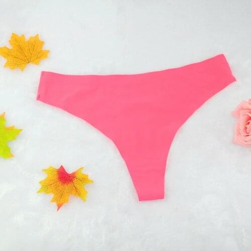 High Quality traceless Seamless Sexy Panties Female Tanga Solid Leopard Rose Underwear Women Calcinha Pink G String Thong Briefs