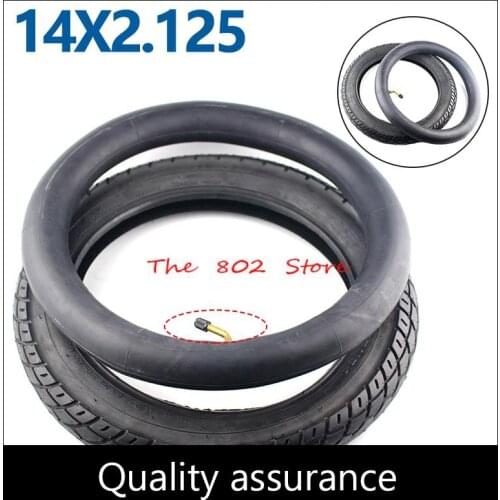 14x2.125 54-254 14Inch 14*2.125 Tires outer Tyres and inner tube with 0° valve for folging Bicycle Gas Electric Scooters E-bike