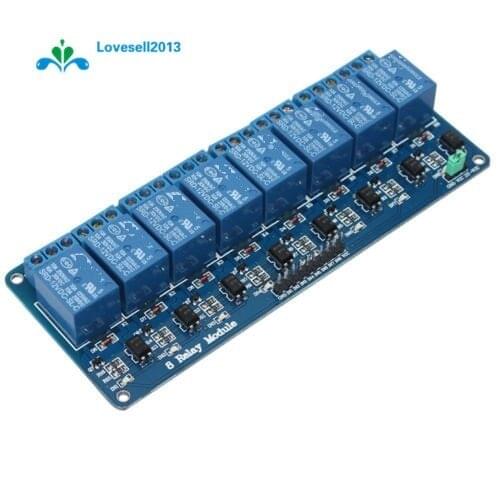 5V 8-Channel Relay Module Board for Arduino Optocoupler 8 Channel Relay Smart Home Switch Max 10A AC250V/DC30V