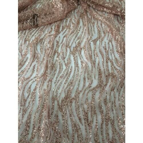 Fast shipping by DHL (5yards/lot) African french lace fabric high quality SYJ-7228 with glued glitter
