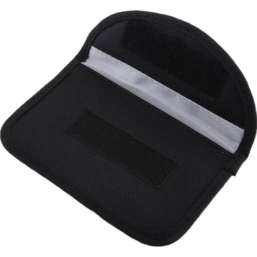 RFID Signal Blocking Bag Anti-Radiation Shielding Case For Cell Phone 4Inch