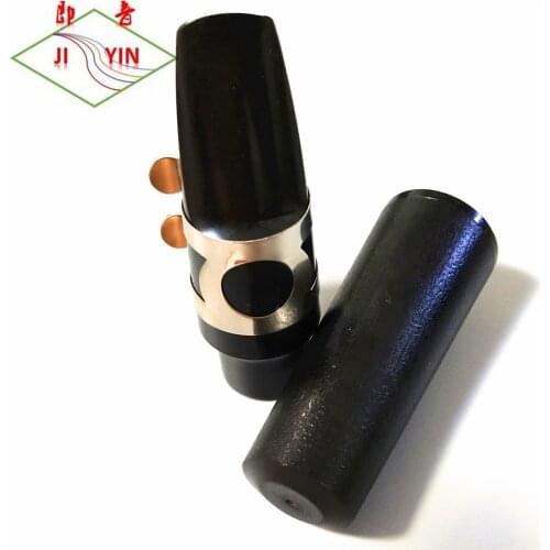JI YIN 10 sets of high quality Soprano saxophone mouthpieces Embossed flower clip + caps #7
